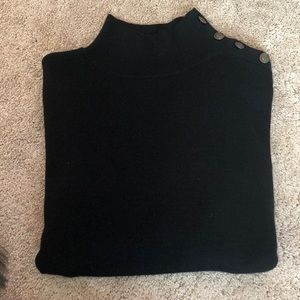 JCrew Black Turtleneck Sweater